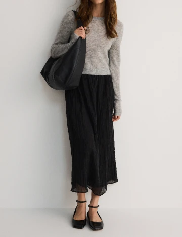 Fusta Reserved, negru Negru