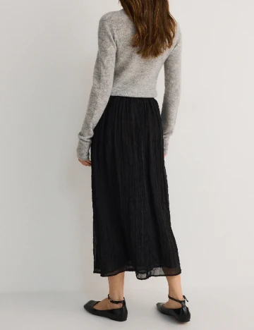 Fusta Reserved, negru Negru