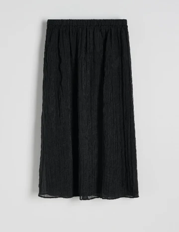 Fusta Reserved, negru Negru