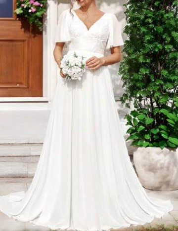 
						Rochie lunga SHEIN, alb