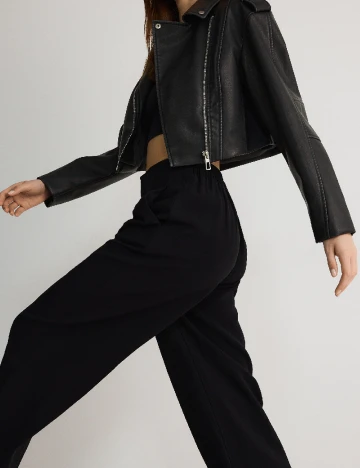 Pantaloni Reserved, negru