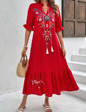Rochie medie SHEIN, rosu Rosu