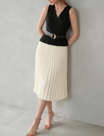 Rochie medie SHEIN, crem Crem