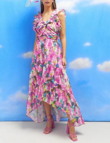 
						Rochie lunga Coast, mix culori