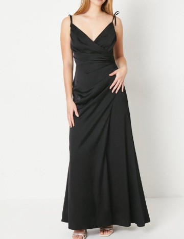 
						Rochie lunga Coast, negru