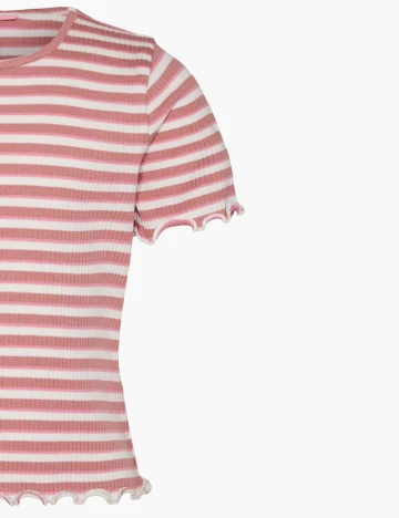 Tricou Vero Moda Kids, roz Roz