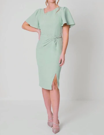 Rochie lunga Plus Size Coast, verde Verde