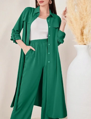 Compleu SHEIN, verde Verde