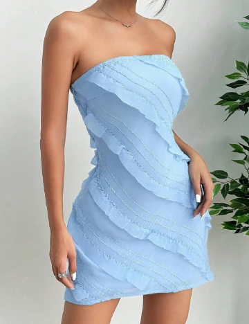 Rochie scurta SHEIN, albastru
