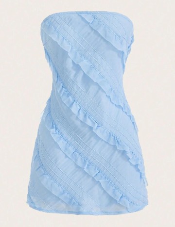 Rochie scurta SHEIN, albastru