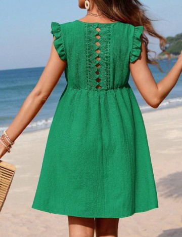 Rochie scurta SHEIN Maternity, verde