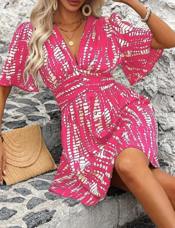 Rochie scurta SHEIN, roz