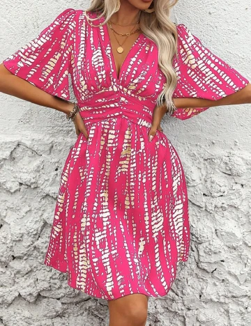 Rochie scurta SHEIN, roz