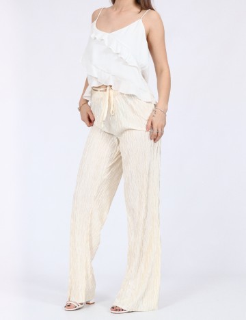 Pantaloni Vero Moda, crem