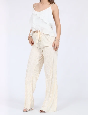 Pantaloni Vero Moda, crem