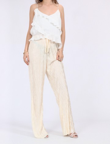 Pantaloni Vero Moda, crem