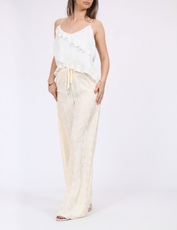 Pantaloni Vero Moda, crem