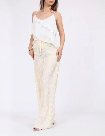 Pantaloni Vero Moda, crem
