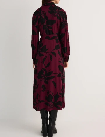 Rochie lunga Reserved, visiniu