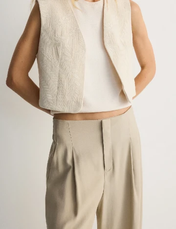 Pantaloni Reserved, bej