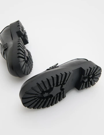 Mocasini Reserved, negru