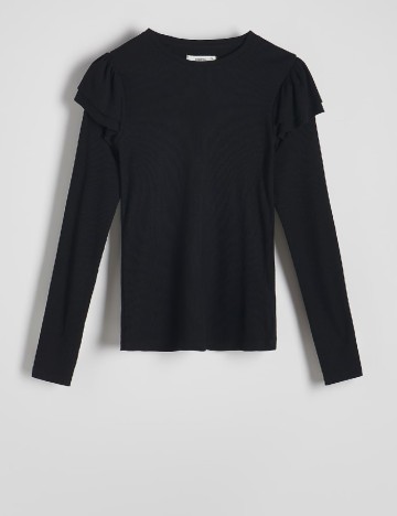 Bluza Reserved, negru