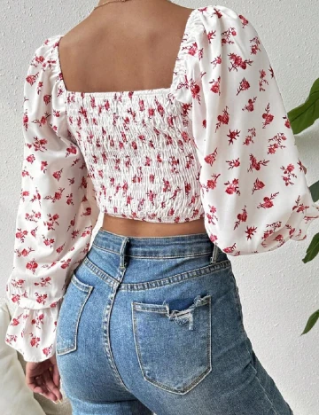 Top SHEIN, alb