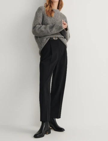 Pantaloni Reserved, negru Negru