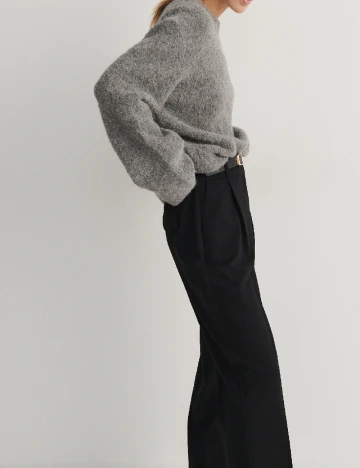 Pantaloni Reserved, negru Negru