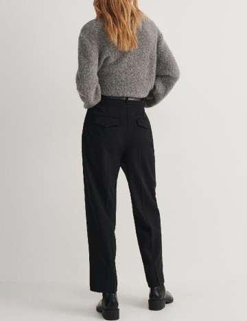 Pantaloni Reserved, negru