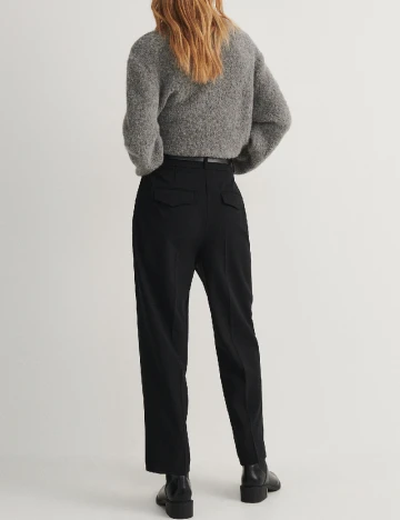 Pantaloni Reserved, negru Negru