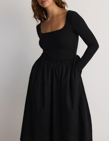 Rochie medie Reserved, negru