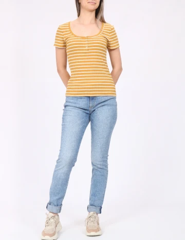 Tricou Vero Moda, mustar Galben