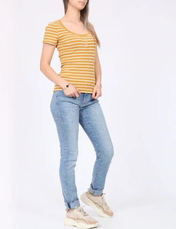 Tricou Vero Moda, mustar Galben