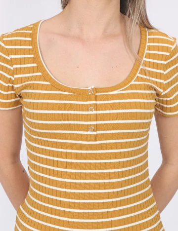 Tricou Vero Moda, mustar Galben