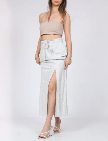 Fusta Vero Moda, gri