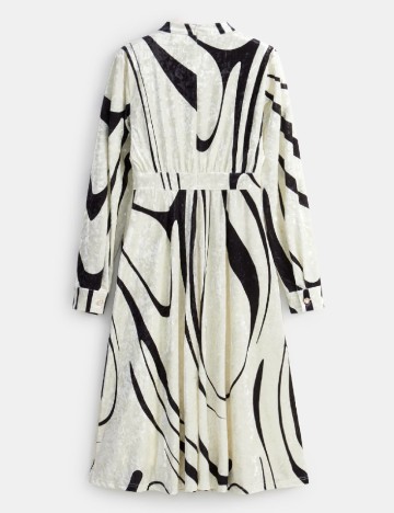 Rochie medie MOTF, ecru