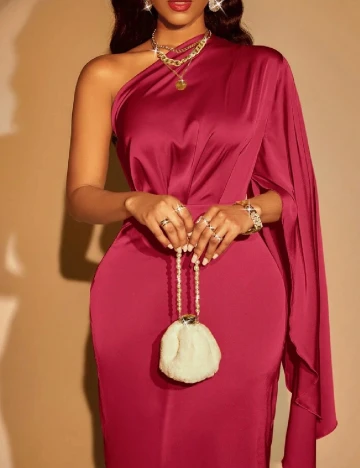 Rochie lunga SHEIN, rosu Rosu