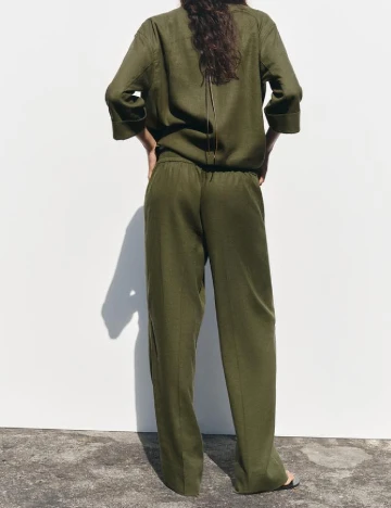 Pantaloni Zara, kaki