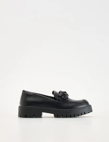 Mocasini Reserved, negru