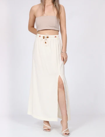Fusta Vero Moda, crem