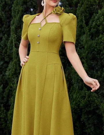 Rochie lunga SHEIN, verde