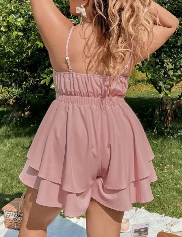 Salopeta SHEIN CURVE, roz