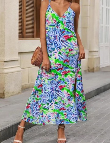 
						Rochie lunga SHEIN, mix culori