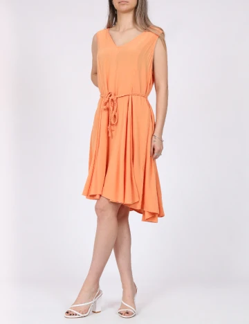 Rochie scurta Vero Moda, portocaliu
