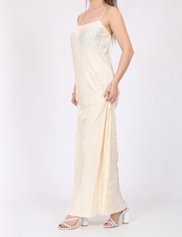 Rochie lunga Vero Moda, crem