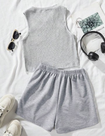 Compleu Shein Kids, gri