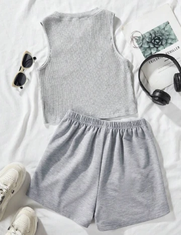 Compleu Shein Kids, gri