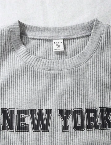 Compleu Shein Kids, gri