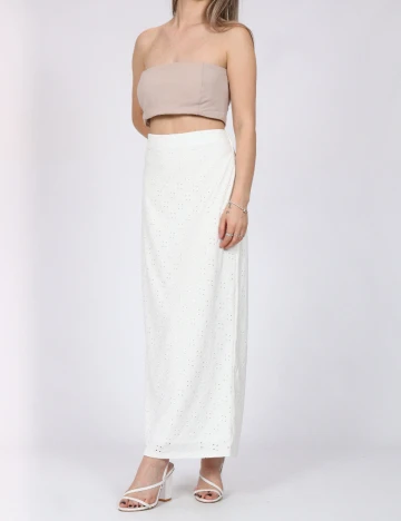 Fusta Vero Moda, alb Alb